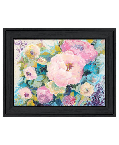 Fresh Florals Black Framed Print Wall Art HomeRoots