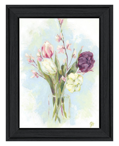 Flower Farm Bouquet Black Framed Print Wall Art HomeRoots