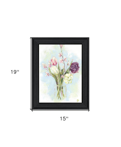 Flower Farm Bouquet Black Framed Print Wall Art HomeRoots