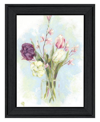 Flower Farm Bouquet Black Framed Print Wall Art HomeRoots
