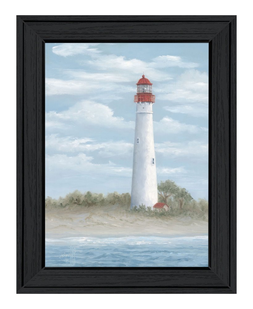 Cape May Light Black Framed Print Wall Art HomeRoots