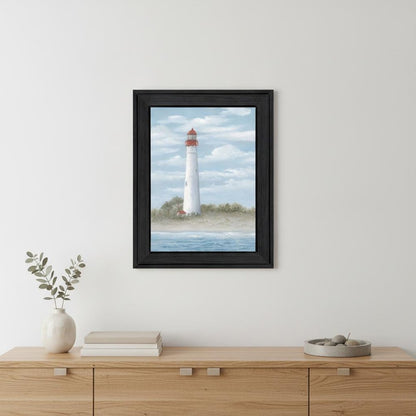 Cape May Light Black Framed Print Wall Art HomeRoots