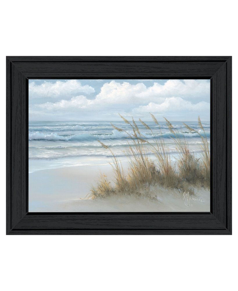 Sea Oats Black Framed Print Wall Art HomeRoots