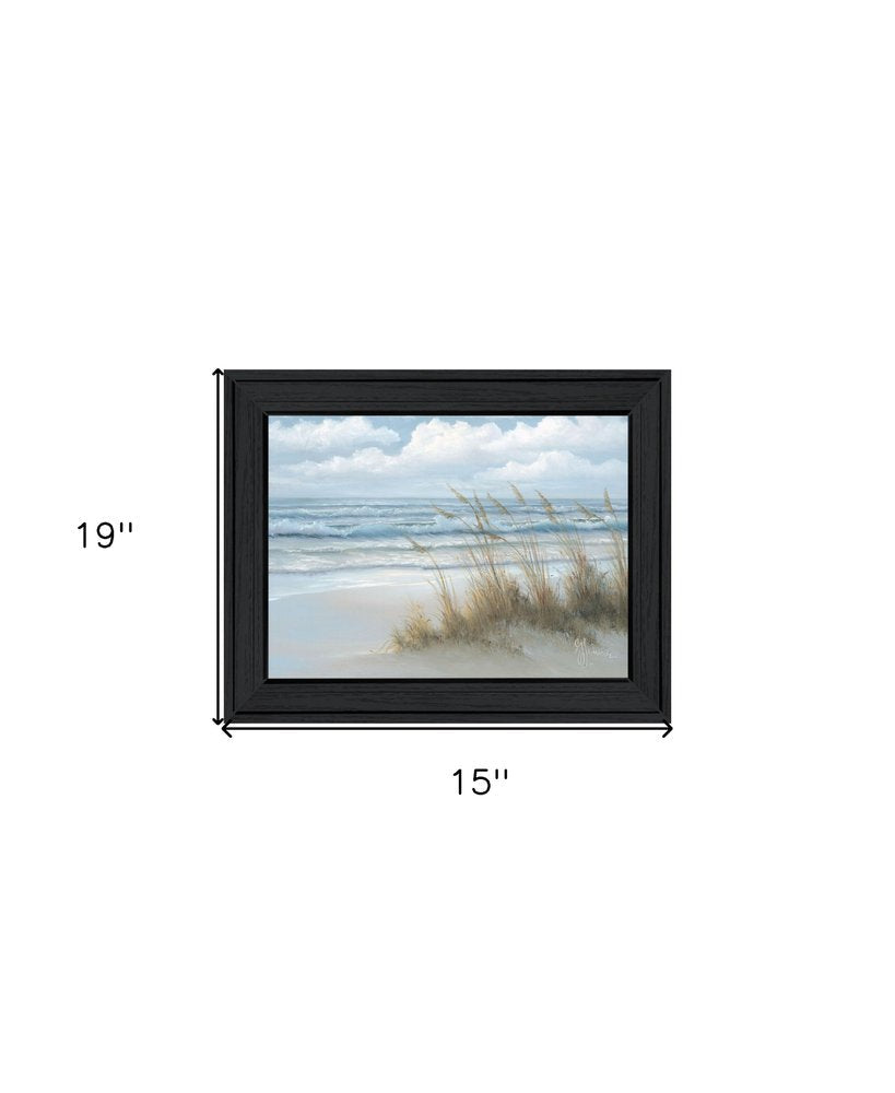 Sea Oats Black Framed Print Wall Art HomeRoots