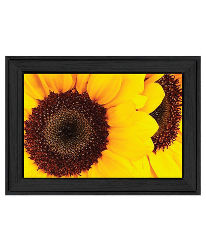 Sunflower Portrait Black Framed Print Wall Art HomeRoots