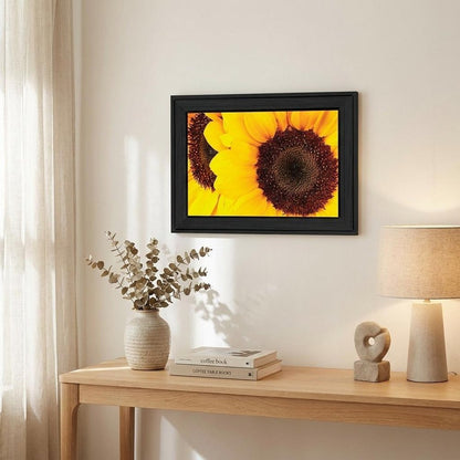Sunflower Portrait Black Framed Print Wall Art HomeRoots