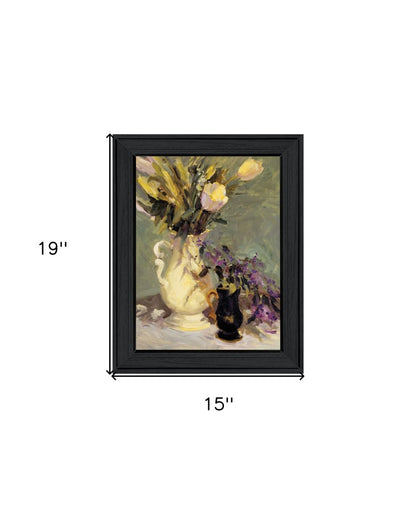 Tulips a Lavender Black Framed Print Wall Art HomeRoots