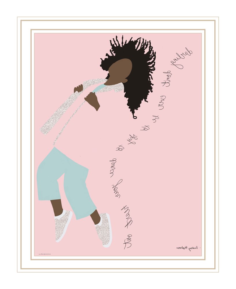 Dance Your Heart Out Black Framed Print Wall Art — view 6