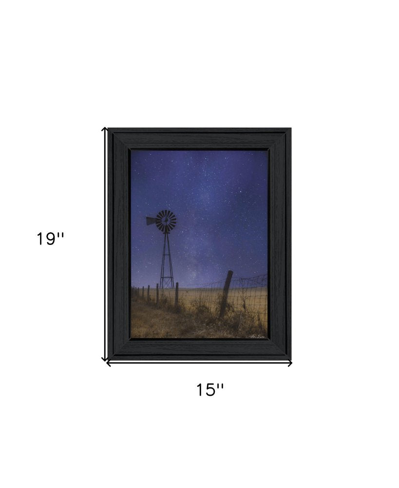 Starlit Night Black Framed Print Wall Art HomeRoots