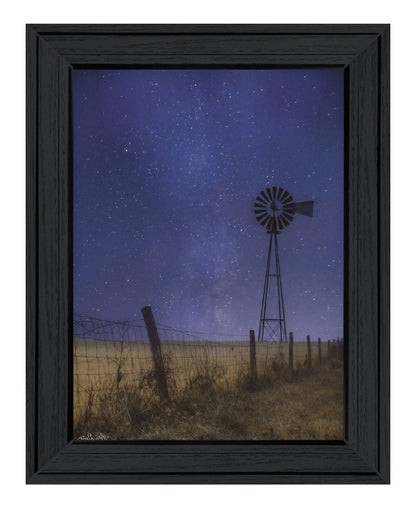 Starlit Night Black Framed Print Wall Art HomeRoots