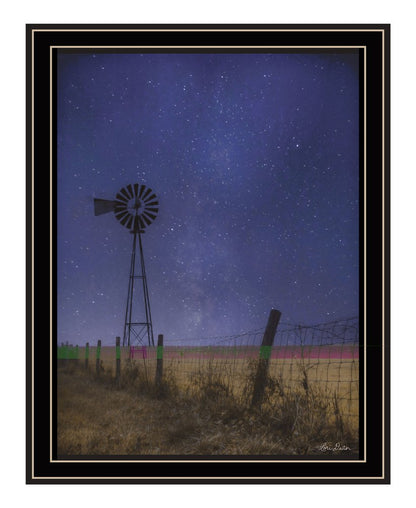 Starlit Night Black Framed Print Wall Art HomeRoots