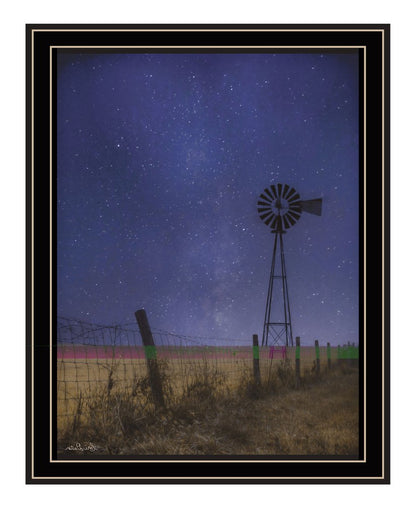 Starlit Night Black Framed Print Wall Art HomeRoots