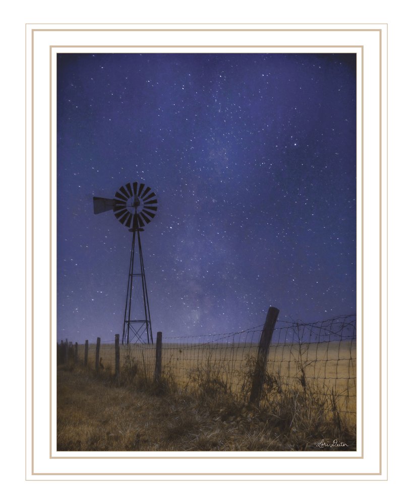 Starlit Night Black Framed Print Wall Art HomeRoots