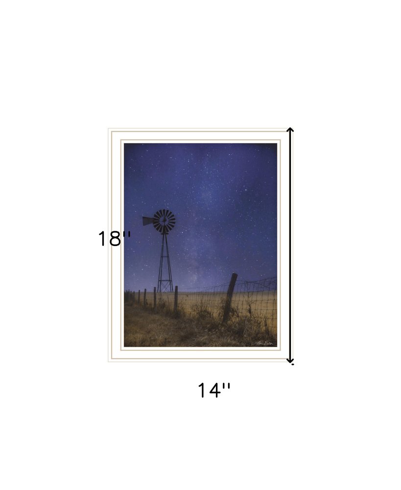Starlit Night Black Framed Print Wall Art HomeRoots