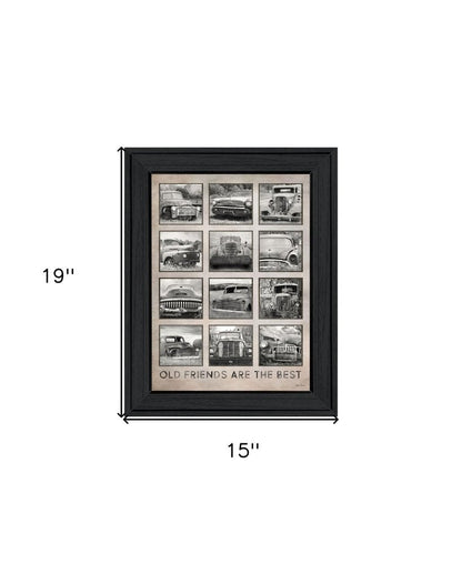 Old Friends Cars Are The Best Black Framed Print Wall Art HomeRoots