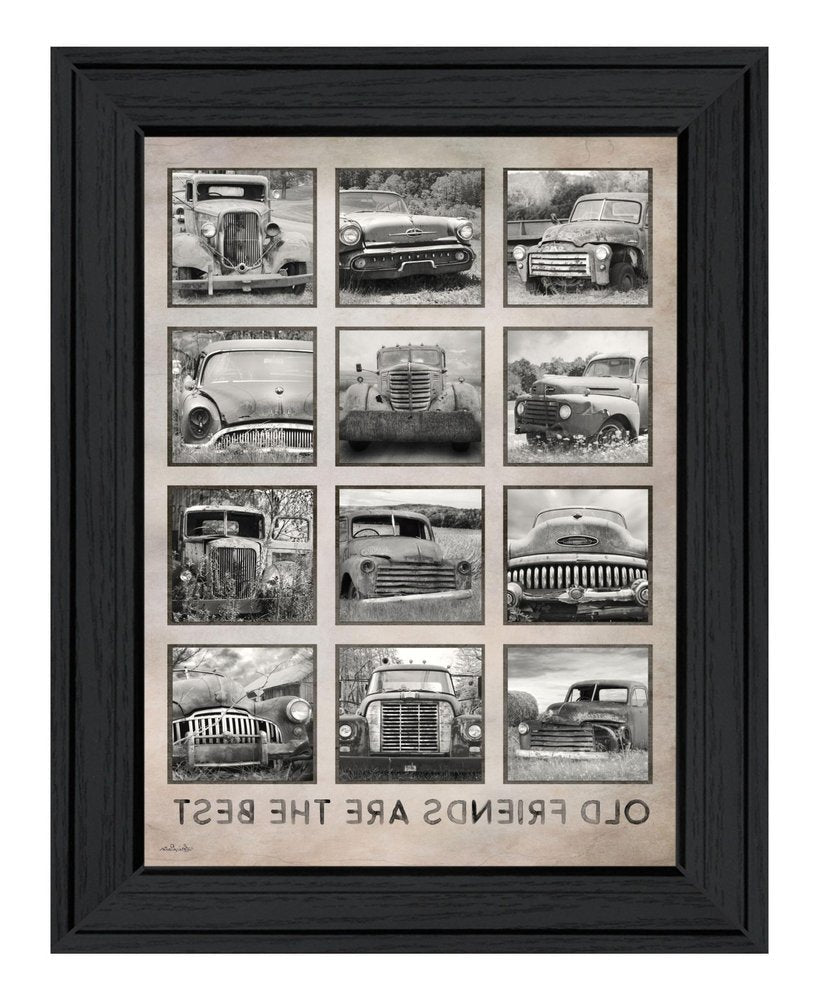 Old Friends Cars Are The Best Black Framed Print Wall Art HomeRoots
