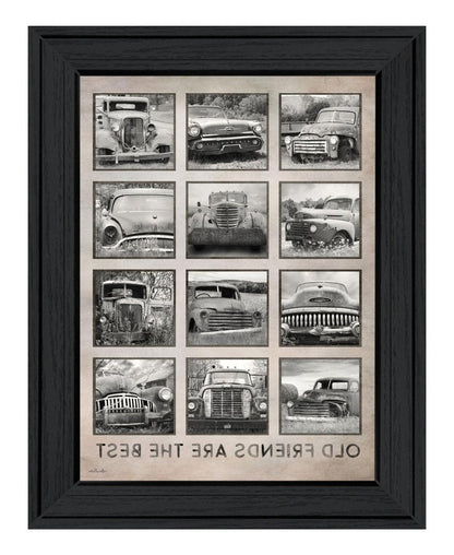 Old Friends Cars Are The Best Black Framed Print Wall Art HomeRoots