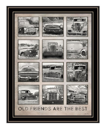 Old Friends Cars Are The Best Black Framed Print Wall Art HomeRoots