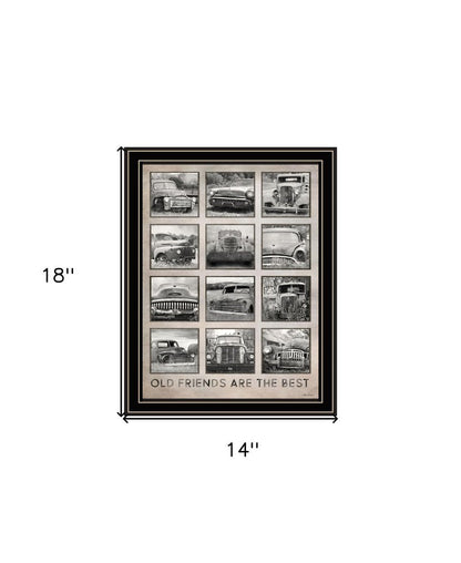 Old Friends Cars Are The Best Black Framed Print Wall Art HomeRoots