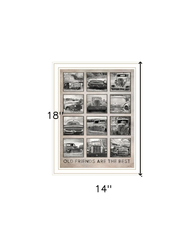Old Friends Cars Are The Best Black Framed Print Wall Art HomeRoots