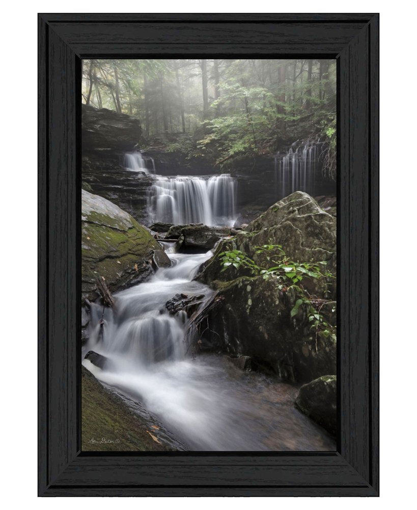 Ricketts Waterfall Black Framed Wall Art — view 1