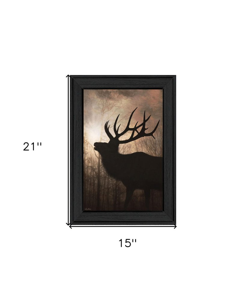 Elk Sunrise Black Framed Print Wall Art HomeRoots