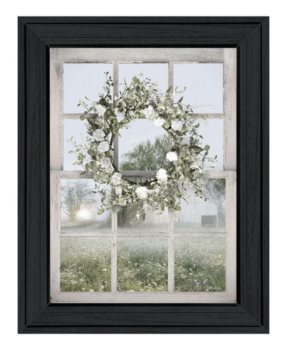 Spring Farm View Black Framed Print Wall Art HomeRoots