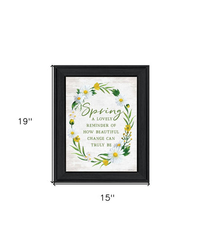 Spring Reminder Black Framed Print Wall Art HomeRoots