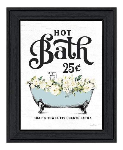 Hot Bath Black Framed Print Bathroom Wall Art HomeRoots