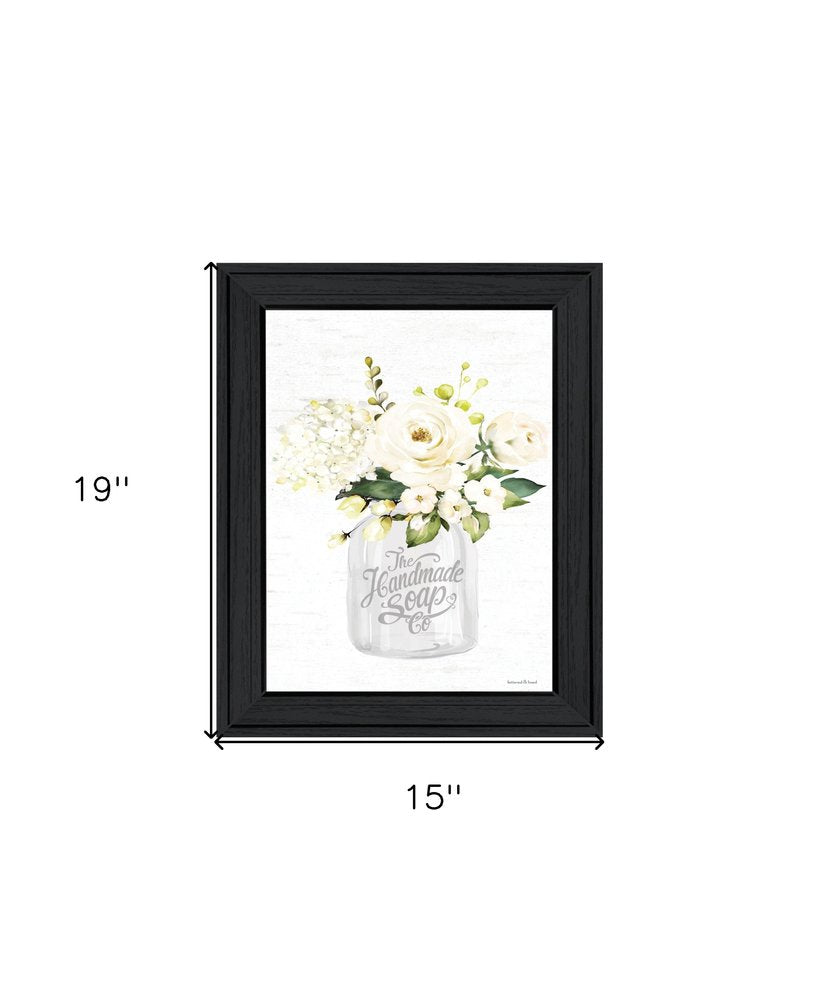 Bathroom Flower Ja Black Framed Print Bathroom Wall Art HomeRoots