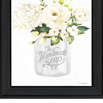 Bathroom Flower Ja Black Framed Print Bathroom Wall Art HomeRoots