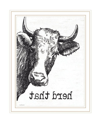 Herd That White Framed Print Bathroom Wall Art HomeRoots