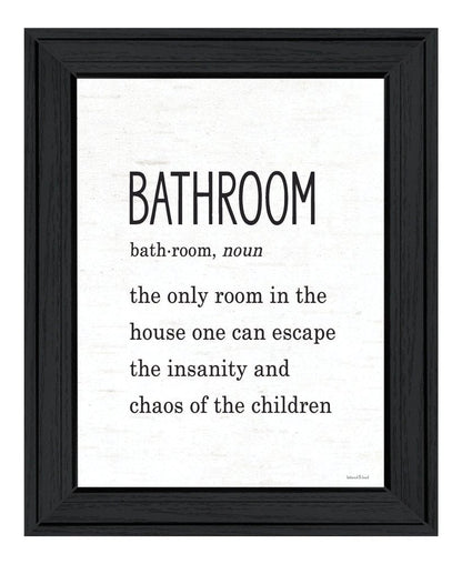 Bathroom Escape Black Framed Print Bathroom Wall Art HomeRoots