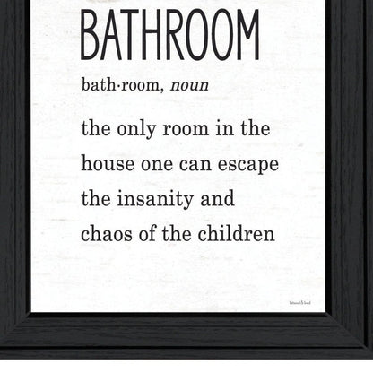 Bathroom Escape Black Framed Print Bathroom Wall Art HomeRoots