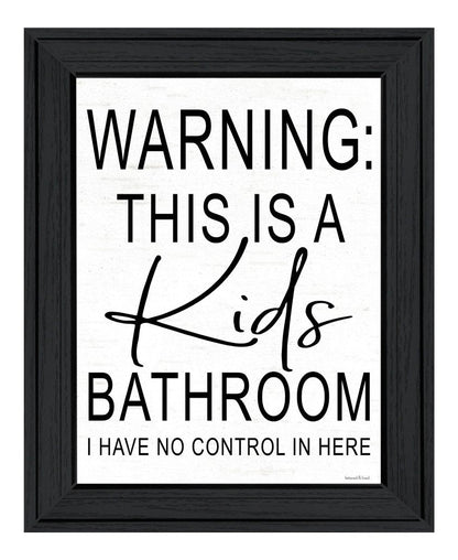 Kids Bathroom Black Framed Print Bathroom Wall Art HomeRoots