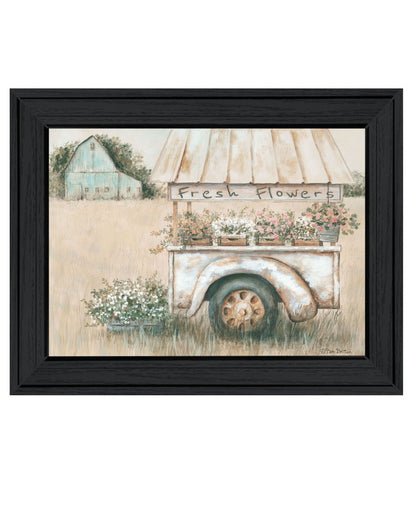 Fresh Flowers For Sale Black Framed Print Wall Art HomeRoots