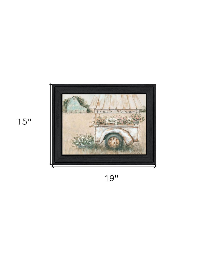Fresh Flowers For Sale Black Framed Print Wall Art HomeRoots