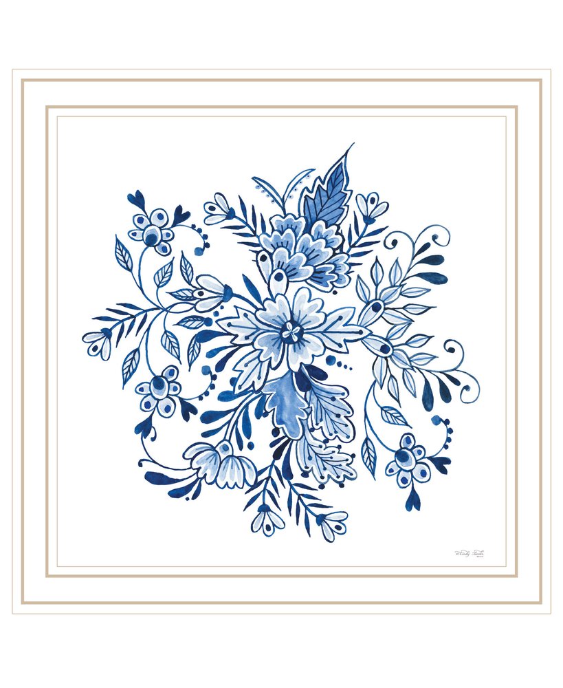 Floral Calligraphy Sketches Black Framed Print Wall Art HomeRoots
