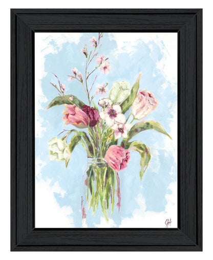 Flourish Black Framed Print Wall Art HomeRoots