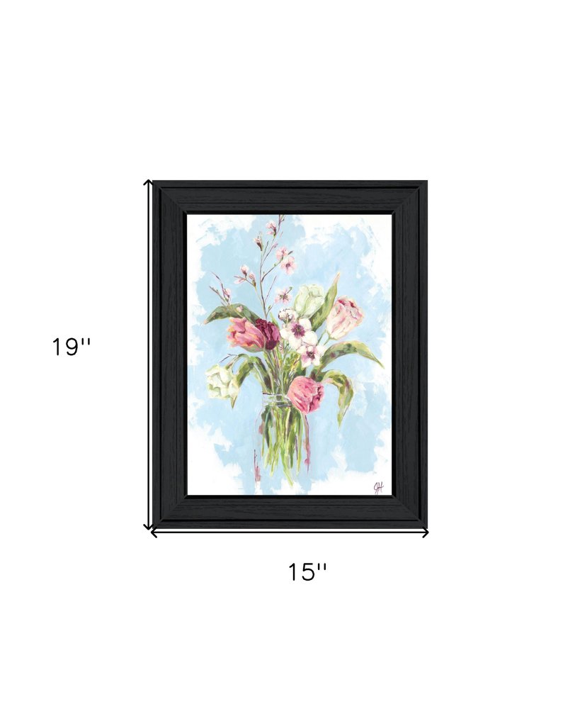 Flourish Black Framed Print Wall Art HomeRoots