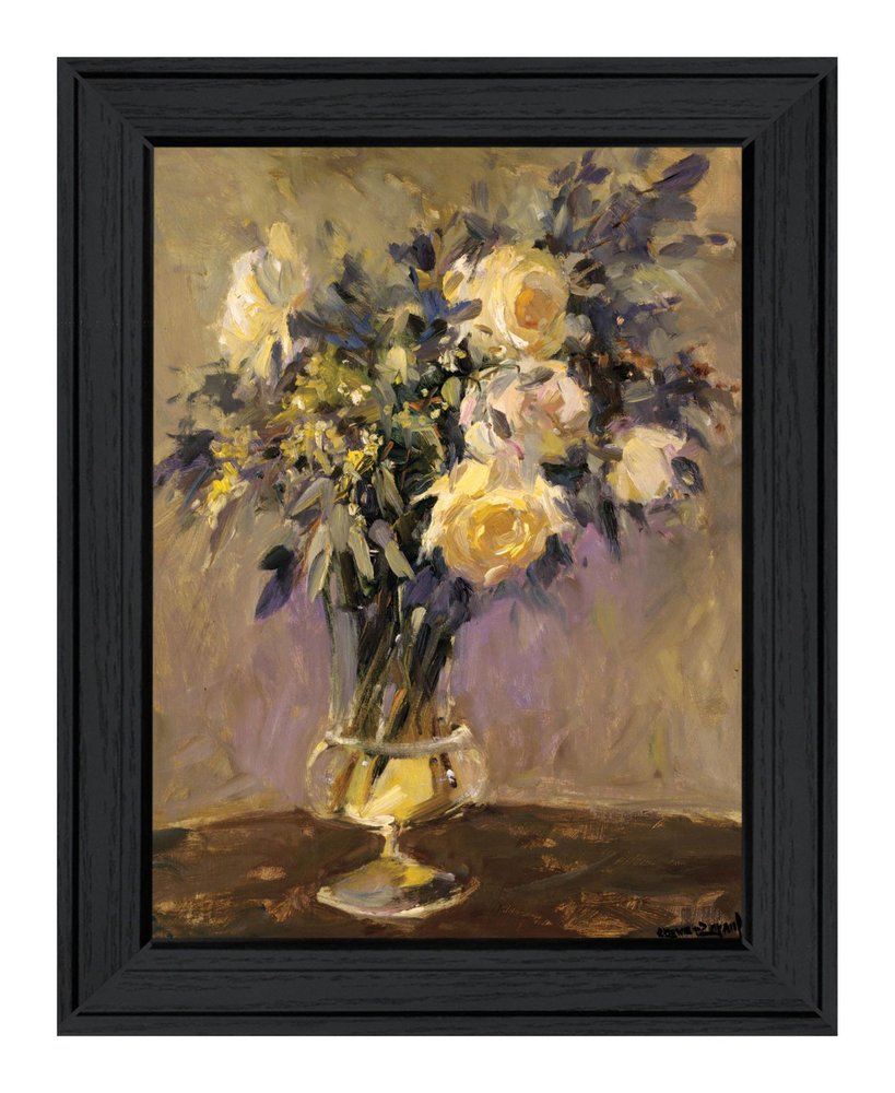Evening Vase Black Framed Print Wall Art HomeRoots