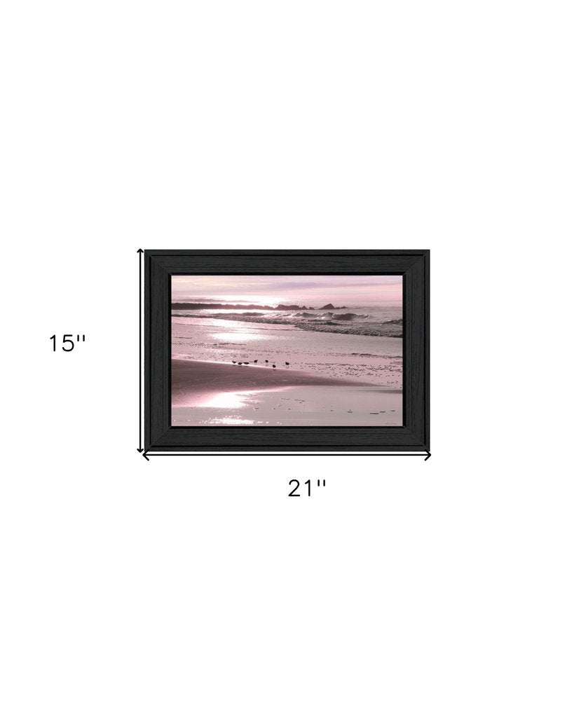 Breakfast On The Beach Black Framed Print Wall Art HomeRoots