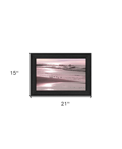 Breakfast On The Beach Black Framed Print Wall Art HomeRoots