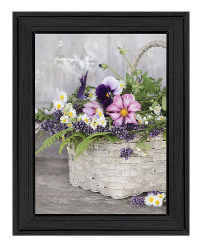 Fresh Garden Basket Black Framed Print Wall Art HomeRoots