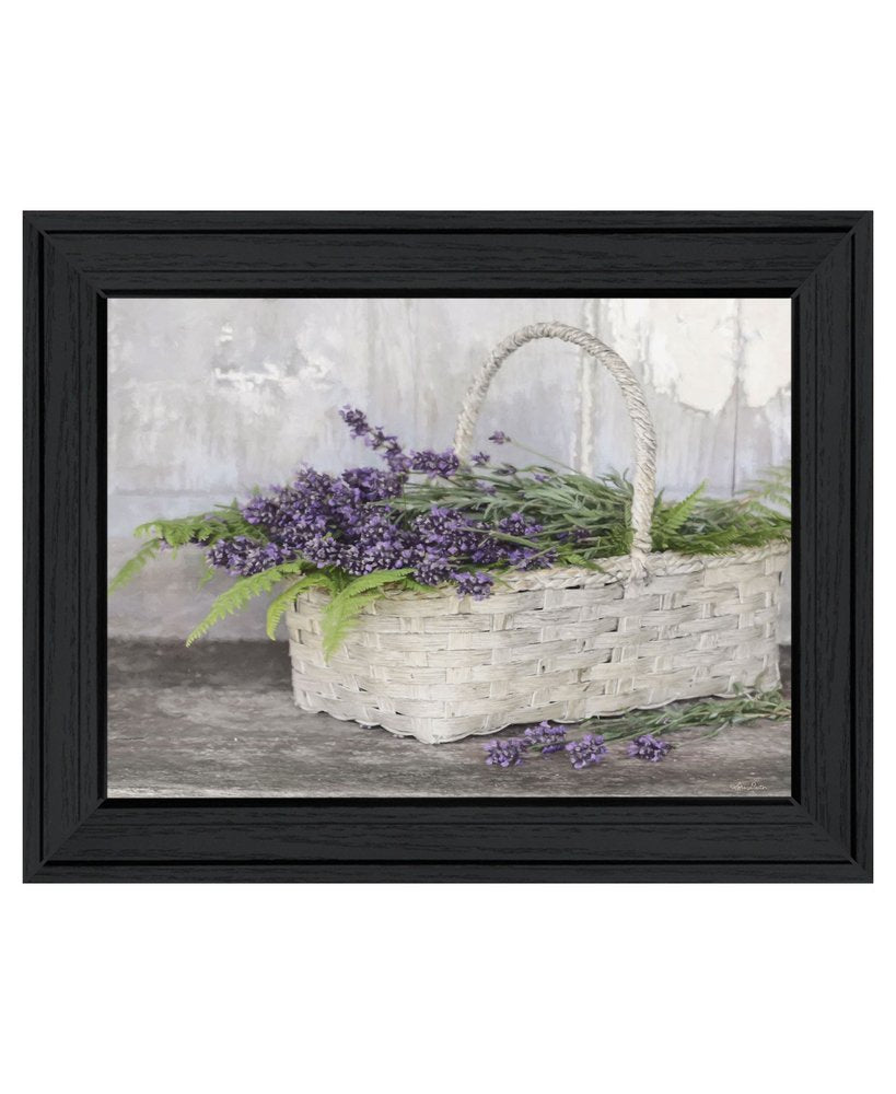My Lavender Black Framed Print Wall Art HomeRoots