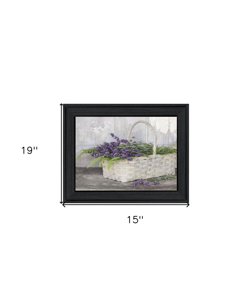 My Lavender Black Framed Print Wall Art HomeRoots