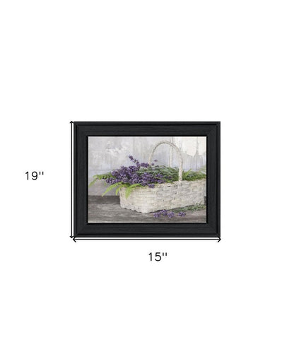 My Lavender Black Framed Print Wall Art HomeRoots