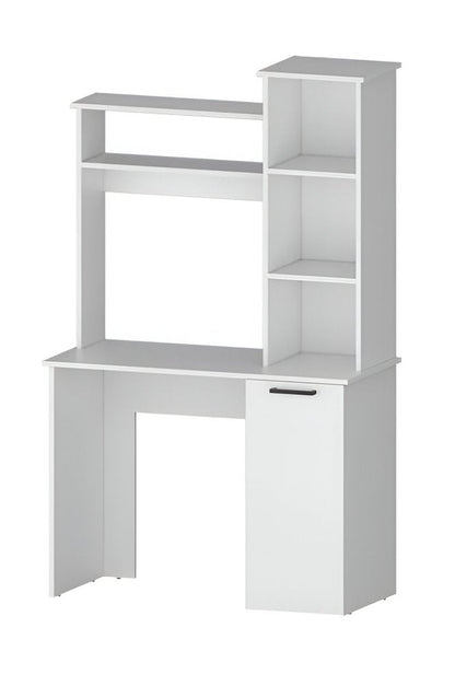 39" White Computer Desk With Hutch HomeRoots