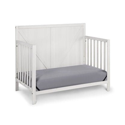 Gray Solid and Manufactured Wood Standard Four In One Convertible Crib HomeRoots