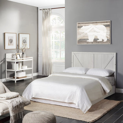 Gray Solid and Manufactured Wood Standard Four In One Convertible Crib HomeRoots